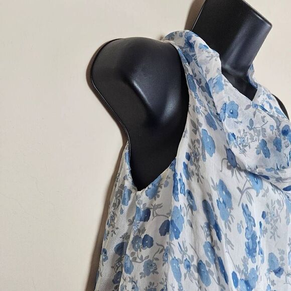 Cosmo Floral Cowlneck Blouse - Picture 2 of 6